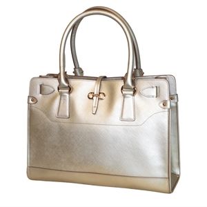 ☆SOLD☆ Ferragamo Gold Fancini Briana Handbag